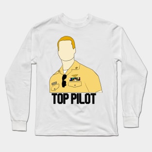 hangman silhouette top pilot Long Sleeve T-Shirt